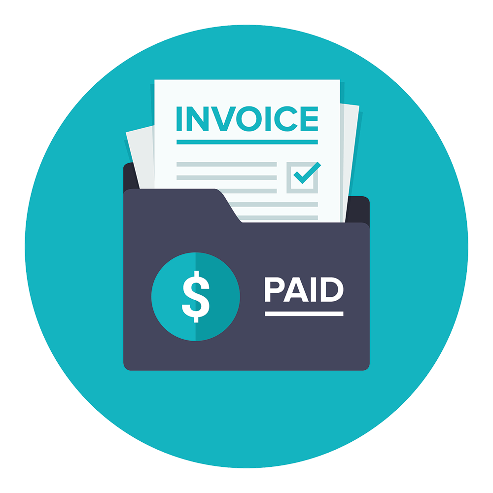 Folder of Paid Invoices