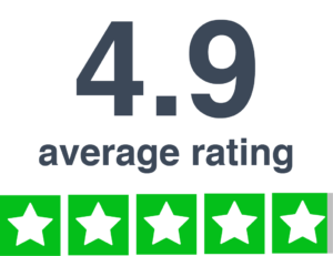 Average rating 4.9 out of 5